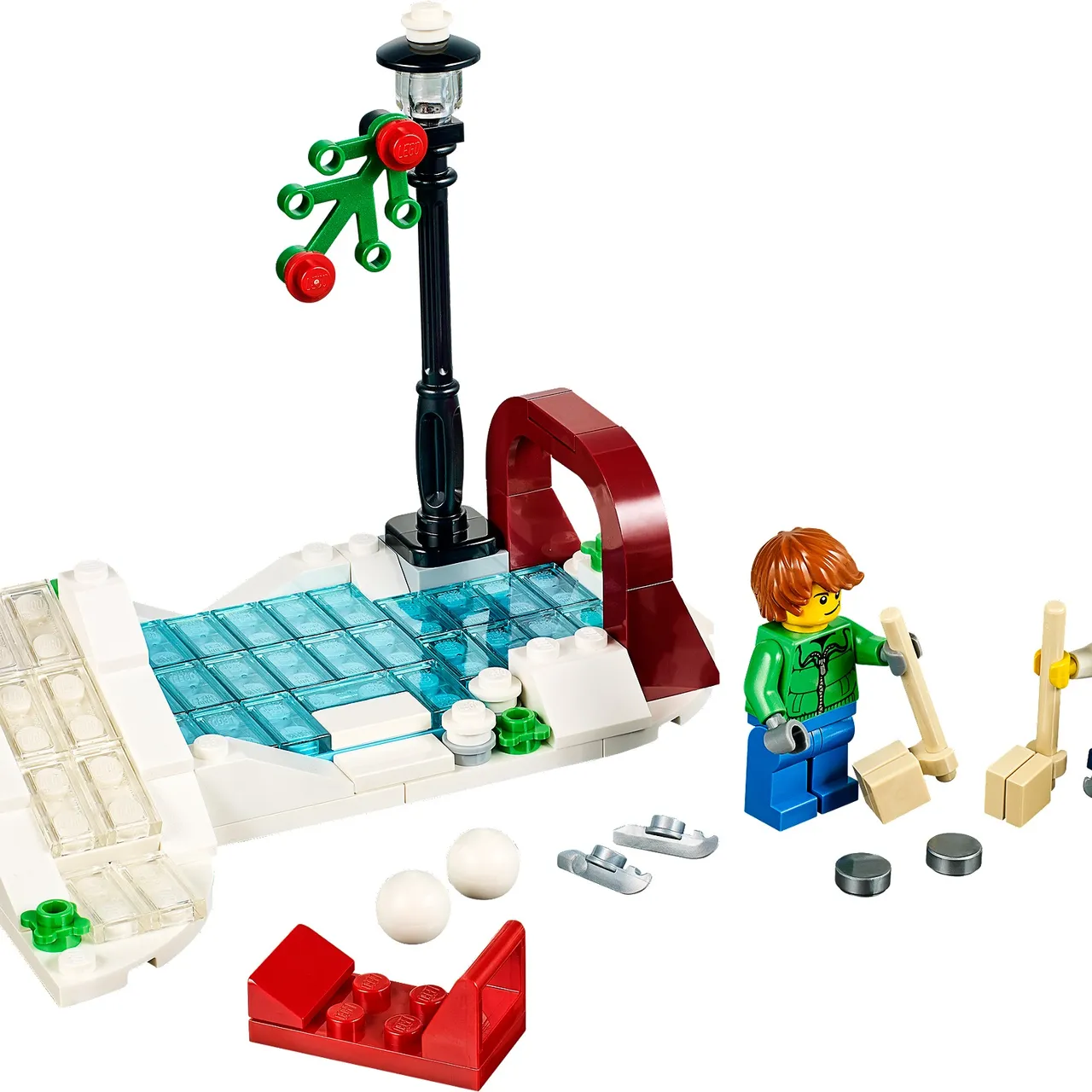 Winter Skating Scene