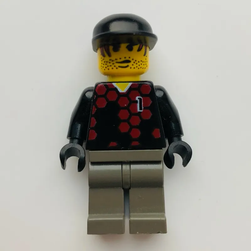 Soccer Player Goalie Red/Blue #1