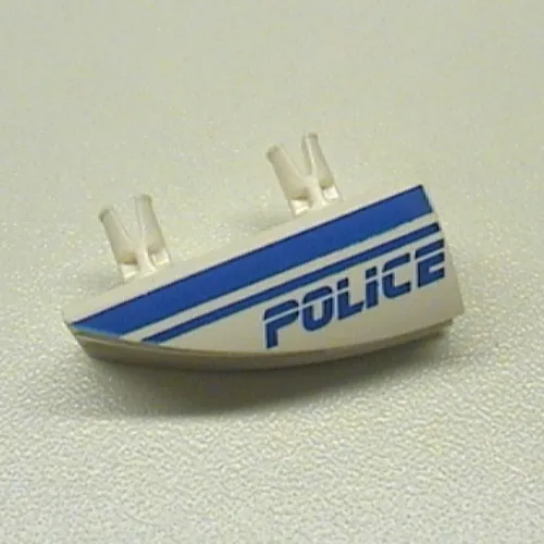 Fairing 1 x 4 Side Flaring Intake with Two Pins and Police Blue Line Print Left