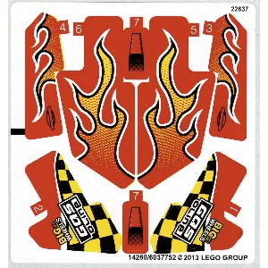 Sticker Sheet for Set 42005-1