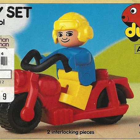 Motorbike & Rider (PreSchool Scooter)