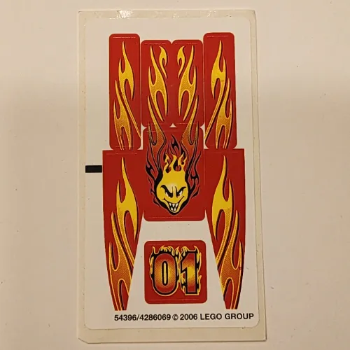 Sticker Sheet for Set 8667-1