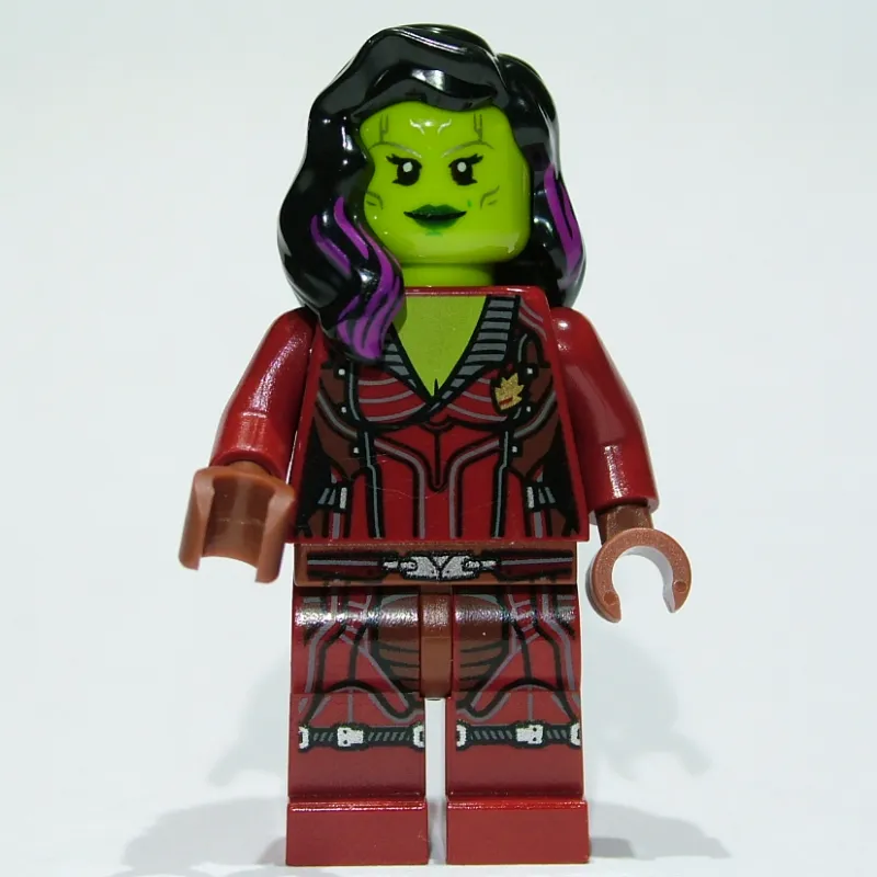 Gamora in Dark Red Outfit