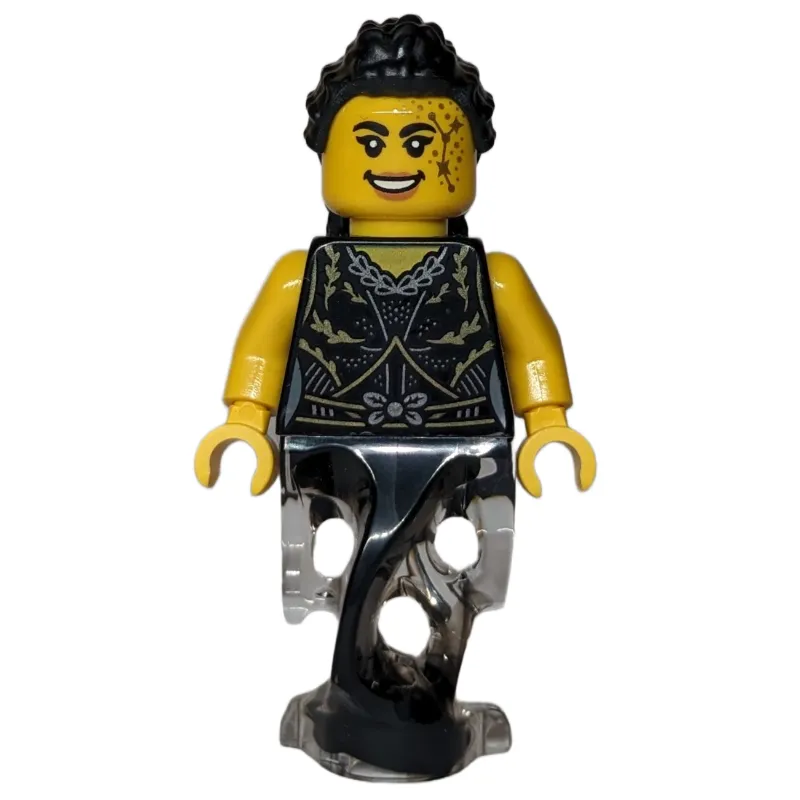 Woman, Black Dress, Ghost Legs