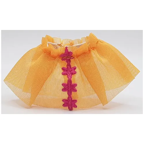 Duplo Skirt with Magenta Flowers