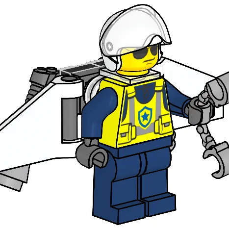 Policeman with Jetpack