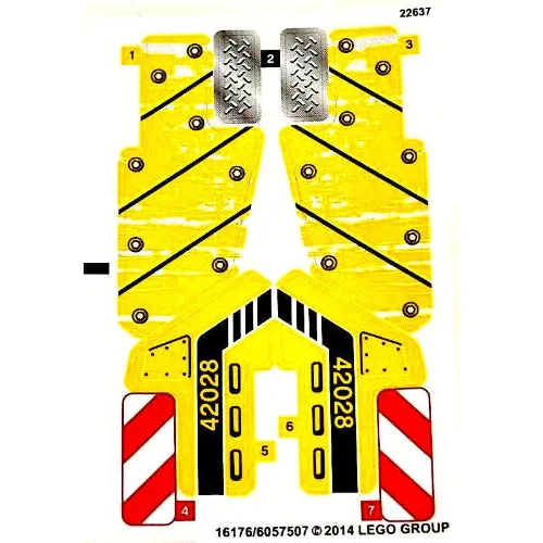 Sticker Sheet for Set 42028-1