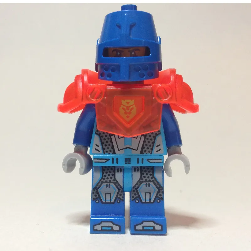 Nexo Knight Soldier with Trans-Neon Orange Armor