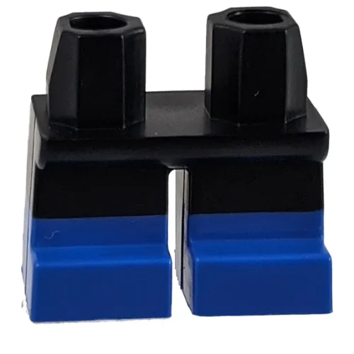 Legs Short with Blue Feet Pattern