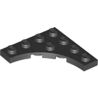 Plate Special 4 x 4 with 3 x 3 Quarter Round Cutout