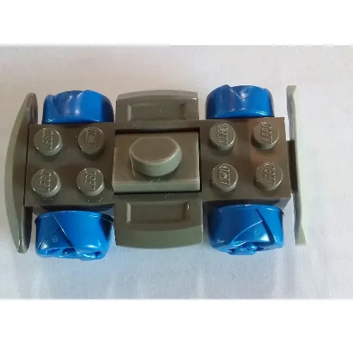 Vehicle Base 4 x 6 Racer Base with Blue Wheels