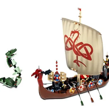 Viking Ship challenges the Midgard Serpent