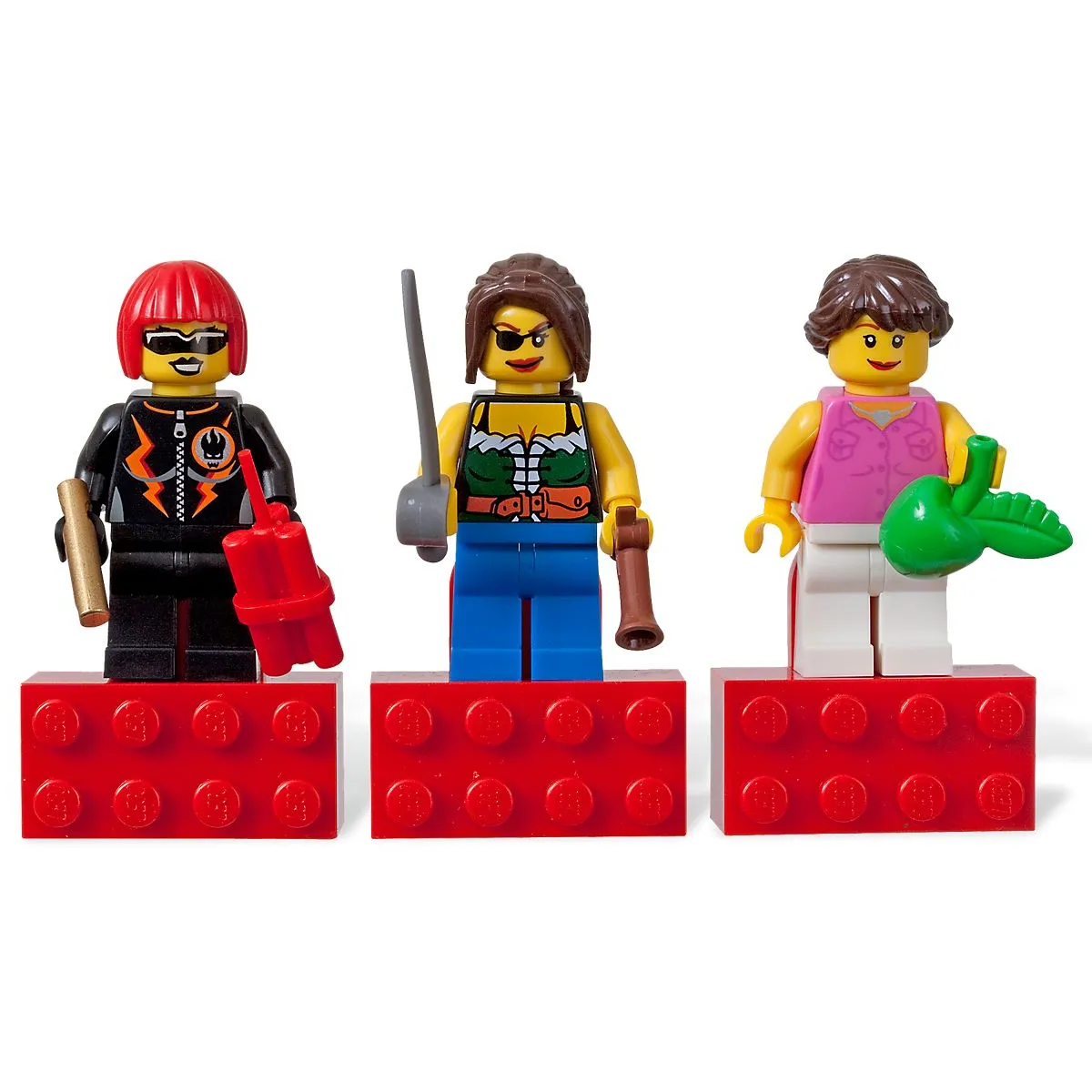Female Minifigure Magnet Set
