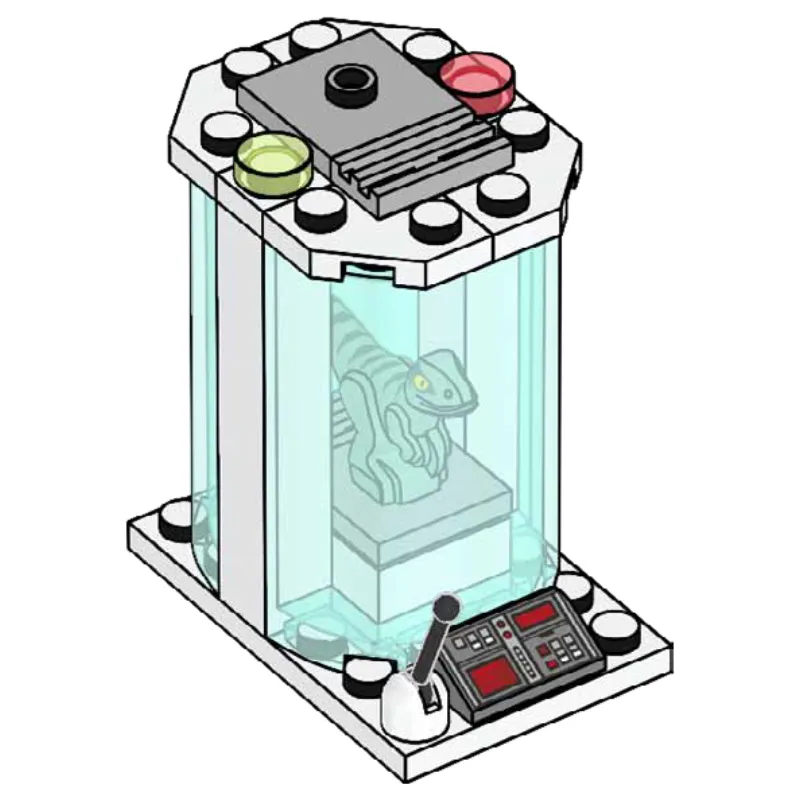 Baby Raptor with Incubator