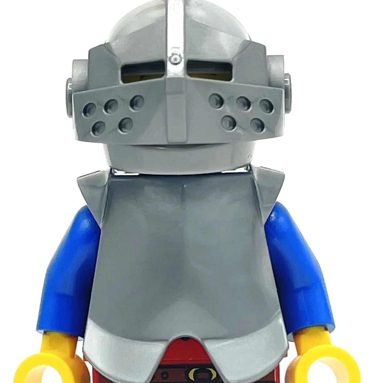 Knight, Woman, Chestplate, Helmet with Grille and Red Plume