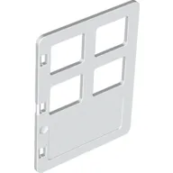 Duplo Door 1 x 4 x 4 with Four Equal Panes