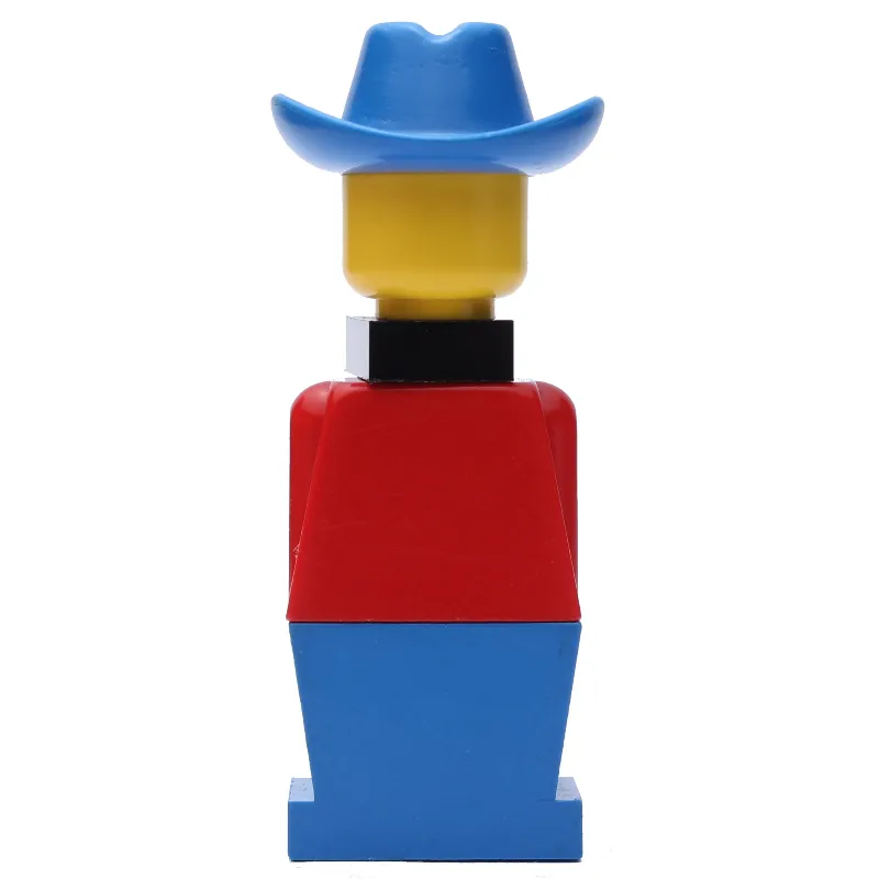 LEGOLAND Red Torso, Blue Legs, Blue Cowboy Hat, Black Scarf