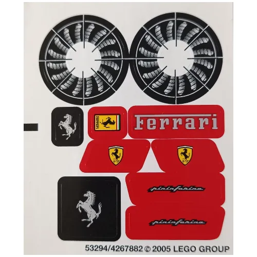 Sticker Sheet for Set 8653-1