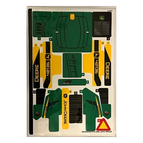 Sticker Sheet for Set 42136-1