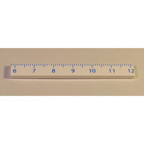 Tile 1 x 8 with Ruler CM 6 - 12 Pattern