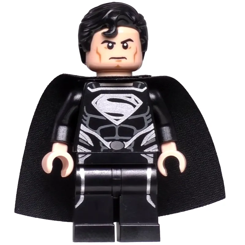 Superman in Black Outfit