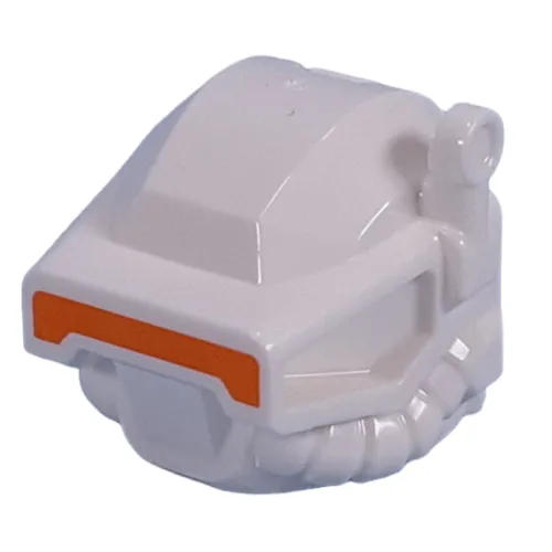 Helmet Ice Planet with Antenna, Orange Visor print