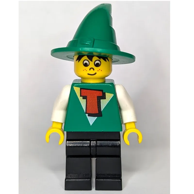 Timmy - Green Wizard Hat, Black Legs
