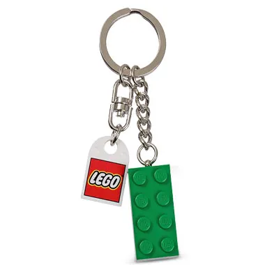 Green Brick Key Chain