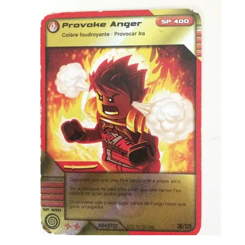 Trading Card, Ninjago Deck #2: 36 - Provoke Anger - North American Version