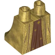 Hips and Legs Under Dress/Robe with Dark Red Under Robe, Stars print