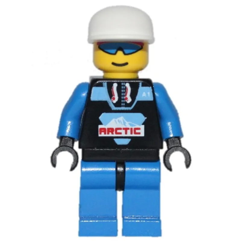 Arctic Crew, Black, White Cap