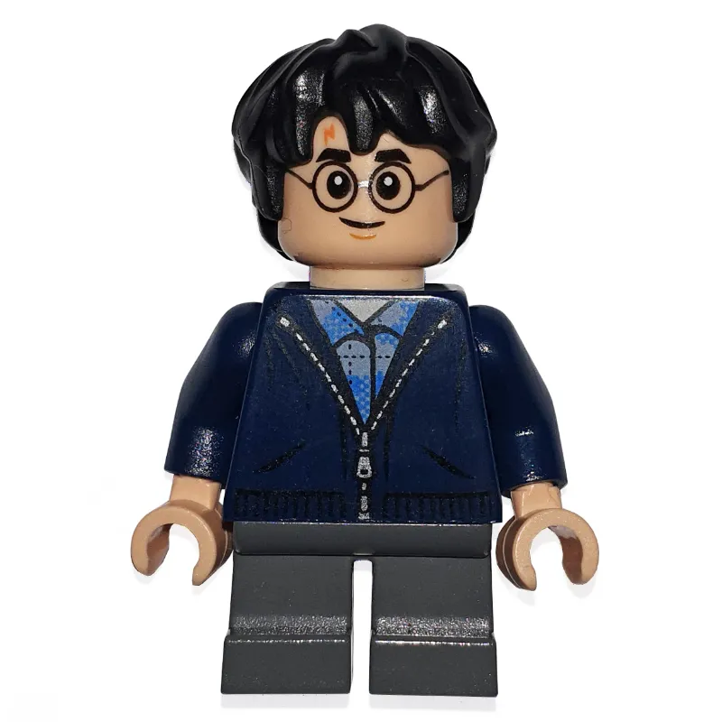 Harry Potter, Dark Blue Jacket with Zipper, Short Legs