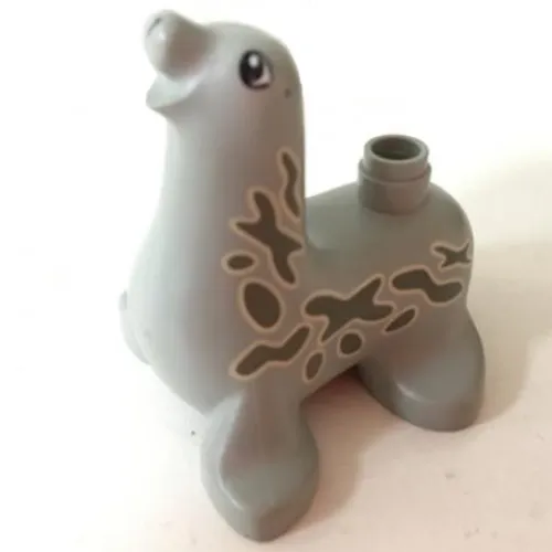 Duplo Animal Seal with Spots Print