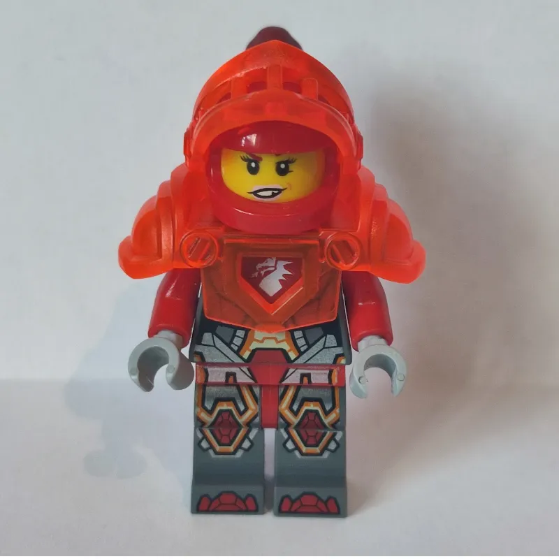 Macy Halbert with Trans-Neon Orange Armor