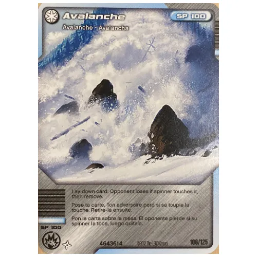 Trading Card, Ninjago Deck #2: 106 - Avalanche - North American Version