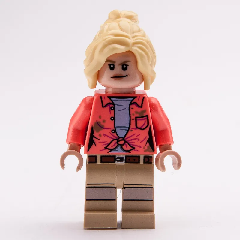 Ellie Sattler, Coral Shirt, Ponytail, Open Mouth