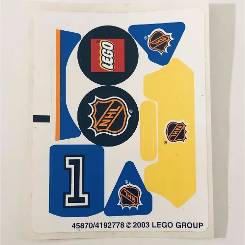 Sticker Sheet for Set 3545-1