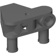 Large Figure Skeletal, Connector Block 1 x 3 x 2 with 2 Pins and Axle Hole (Rhotuka)