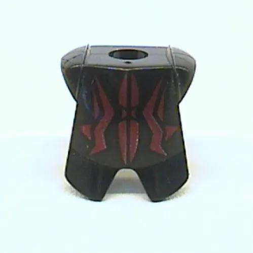 Minifig Neckwear Armor Breastplate with Leg Protection, Vladek Geometric Print