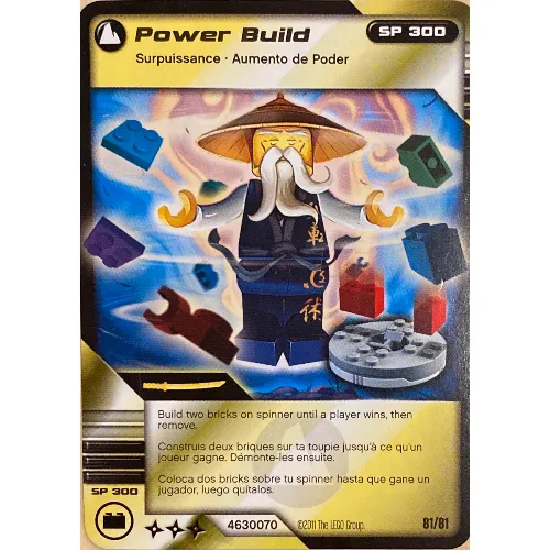 Trading Card, Ninjago Deck #1: 81 - Power Build - International Version