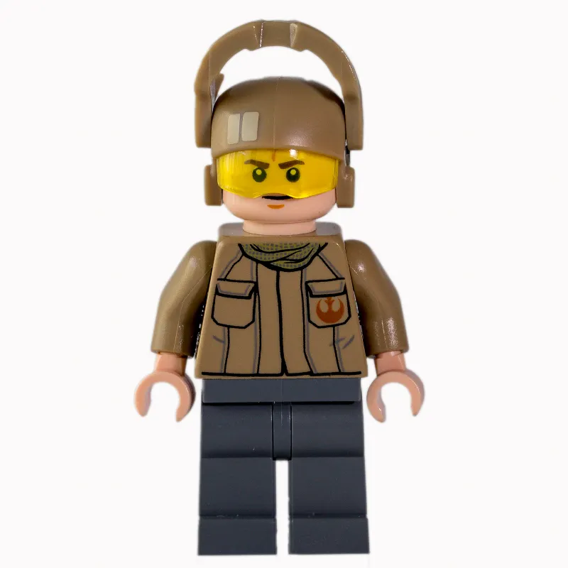 Resistance Soldier, Dark Tan Helmet, Dark Tan Shirt with Two Pockets and Resistance Insignia