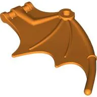 Creature Body Part, Dragon / Thestral Wing with Bar Connection [PLAIN]