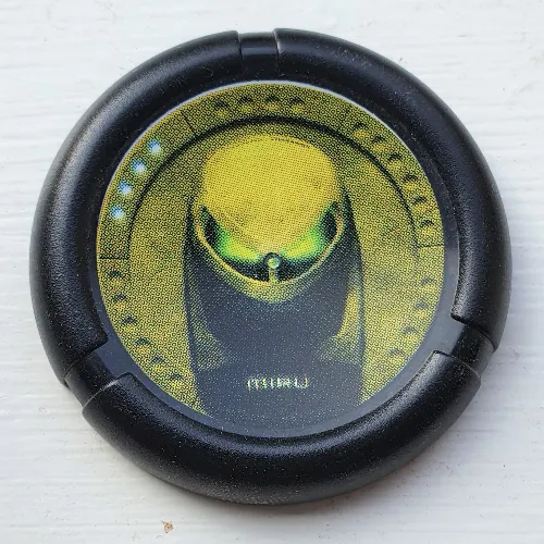 Large Figure Throwing Disk, Bionicle Mask Miru Print