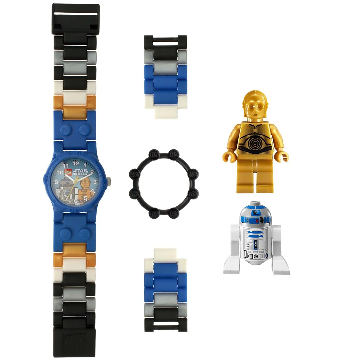 C-3PO and R2-D2 Buildable Watch with Toy