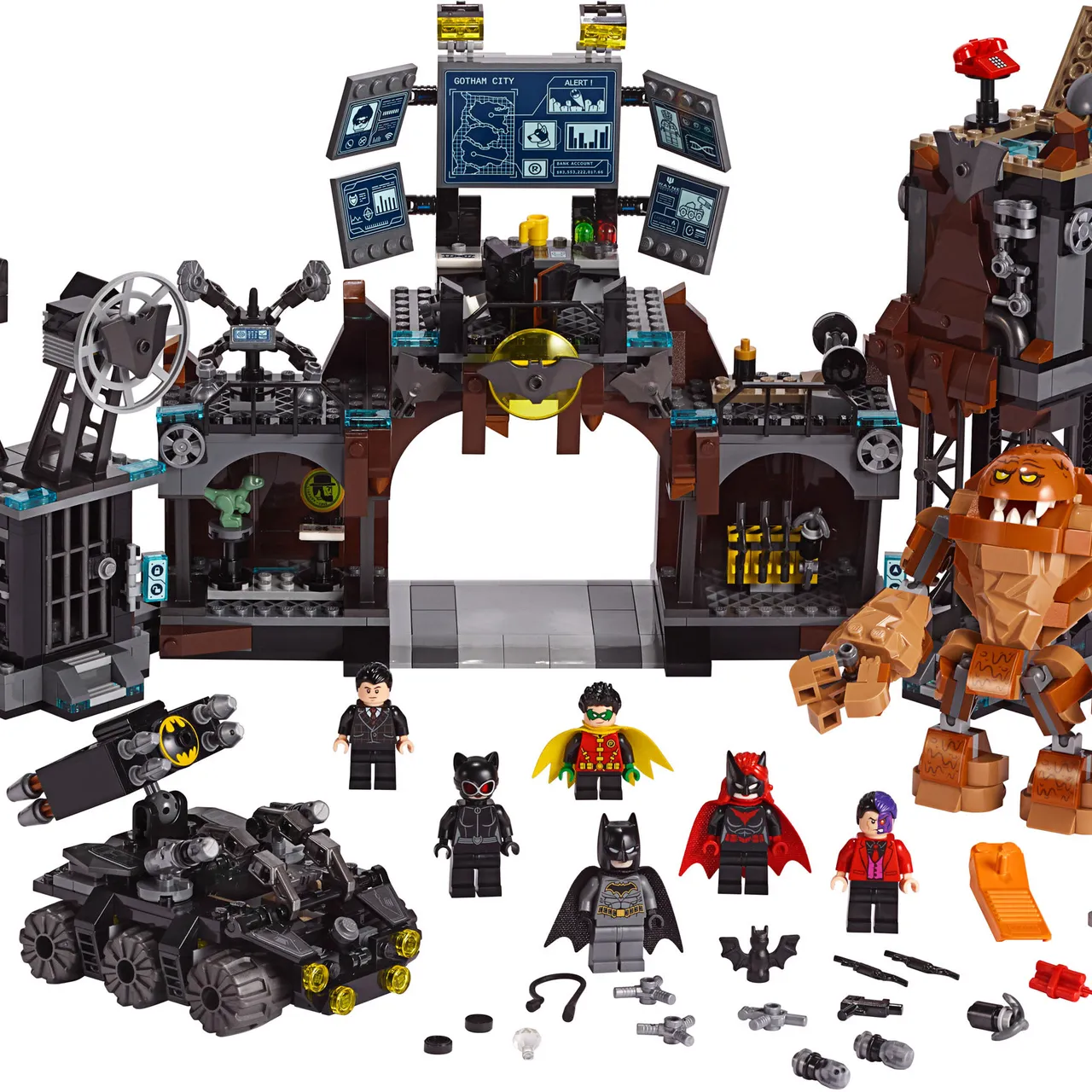 Batcave Clayface Invasion