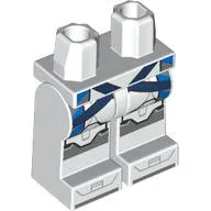 Hips and White Legs with Arc Trooper Armor, Blue Markings, Dark Blue Straps print