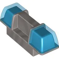 Duplo Siren / Flashing Light - Trans-Dark Blue