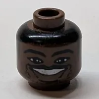 Minifig Head NBA Allan Houston Print [Blocked Open Stud]