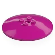 Dish 6 x 6 Inverted (Radar) with Solid Studs