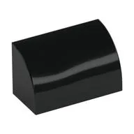 Brick Curved 1 x 2 x 1 No Studs
